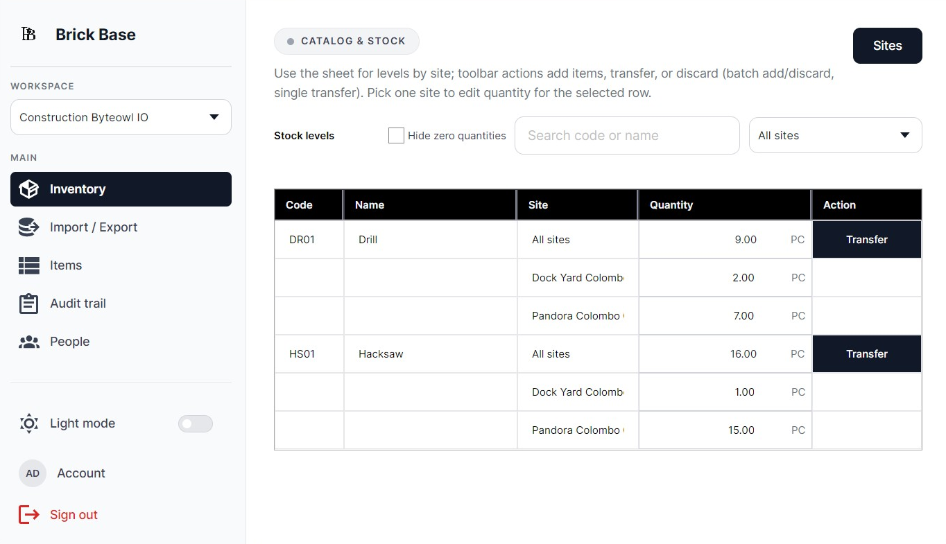 Brick Base marketing overview